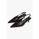 Shoeberry Kadın Luna Kahve Cilt Stiletto