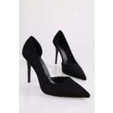 Shoeberry Kadın Massy Siyah Süet Stiletto