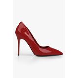 Shoeberry Kadın Nakou Kırmızı Rugan Stiletto