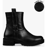 Shoeberry Kadın Raze Siyah Hakiki Deri Bot