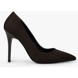Shoeberry Kadın Sensei Kahve Süet Stiletto