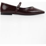 Shoeberry Kadın Sore Bordo Cilt Babet