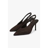 Shoeberry Kadın Vetra Kahve Süet Stiletto