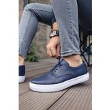 Shoecide CH061 CBT Rex Lacivert Renk Beyaz Taban Erkek Günlük Ayakkabı