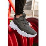 Shoecide CH089 CBT Low Top Lace Up Antrasit Renk Erkek Günlük Ayakkabı