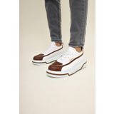 Shoecide CH241 CBT Signature Line Up Beyaz - Taba Renk Erkek Günlük Ayakkabı