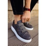 Shoecide CH253 CBT Mirror Non Antrasit - Beyaz Renk Erkek Günlük Ayakkabı