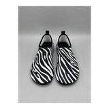 shoecide Zebra Desen Kadın Deniz Ayakkabısı – Hafif, Kaydırmaz, Hızlı Kuruyan Aqua Shoes