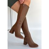 Shoegar Morena Vizon Cilt Bejtopuklu Çizme