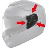 Shoei Shoeıcns-1kaskyankapakset(Gt-Aır-Gt-Aır2-Hornetadv)(Tk) - Standart - 0 - Siyah