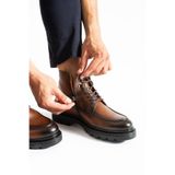 ShoeMaker El Yapımı Taba Klasik Erkek Çizme Bot | Kışlık ve Suya Dayanıklı E-222TB-43