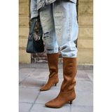 Shoemark Noya Taba Süet Çizme
