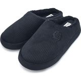shoemio Bogart Siyah Erkek Ev Terliği