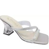 Shoes 103 Şeffaf Uzun Topuklu Fashion Kadın Terlik