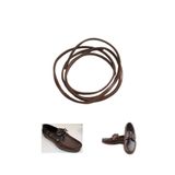Shoes Comfort Deri Ayakkabı Bağcığı,Timberland Dexter, Ayakkabıya Uygun Deri Bağcık, 1 Adet KAHVERENGİ - 100 cm