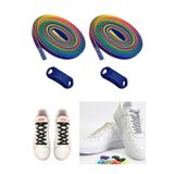 Shoes Comfort Pratik Bağlanmayan Akıllı Bağcık , Lastikli Esnek Yeni Nesil ,Spor, Bot Ayakkabı Bağcığı 1 Çift