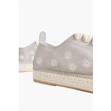 Shoes & More Lollıa - Açık Gri Süet - Espadril