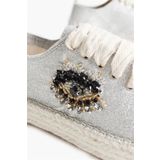 Shoes & More Lollıa - Gümüş Glitter - Espadril