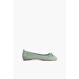 Shoes & More - Yeşil Süet - Babet ZEYY