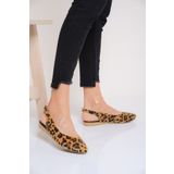 Shoes Time 20Y 900 Leopar Kadın Sandalet