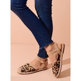 Shoes Time Sandalet Leopar - Hayvan Baskı