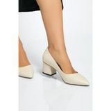 Shoes Time Topuklu Ayakkabı 24Y 370 - Ten Deri