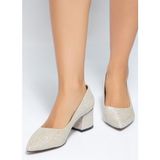 Shoes Time Topuklu Ayakkabı 24Y 370 - Ten Rengi