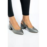 Shoes Time Topuklu Ayakkabı 24Y 518 - Platin