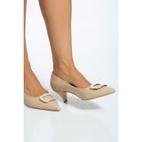 Shoes Time Topuklu Ayakkabı 24Y 805 - Ten Deri
