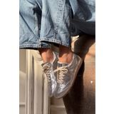 SHOESTEP Rose Taba Süet Düz Rahat Taban Kadın Bağcıklı Günlük Spor Ayakkabı