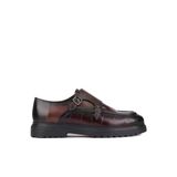Shoetyle 250-1616 Bordo Croco Deri Tokalı Erkek Klasik Ayakkabı