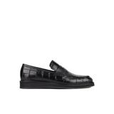 Shoetyle 250-2371 Siyah Croco Deri Erkek Klasik Ayakkabı