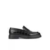 Shoetyle 250-2371 Siyah Croco Deri Erkek Klasik Ayakkabı