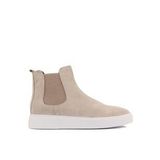 Shoetyle - Bej Renk Hakiki Süet Kadın Chelsea Bot - 6929