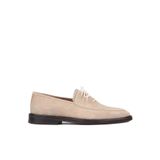 Shoetyle - Bej Süet Bağcıklı Erkek Klasik Ayakkabı 250-7511