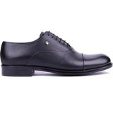Shoetyle Fosco - Hakiki Deri Siyah Renk Erkek Klasik Ayakkabı - 7102