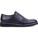 Shoetyle Fosco - Hakiki Deri Siyah Renk Günlük Erkek Ayakkabı - 3214