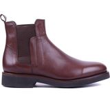 Shoetyle - Hakiki Deri Kahverengi Erkek Chelsea Bot - 666-21-51