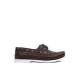Shoetyle - Hakiki Deri Kahverengi Günlük Erkek Loafer Ayakkabı - 900-26009