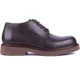 Shoetyle - Hakiki Deri Kahverengi Kısa Erkek Bot - 666-58-04 - Siyah