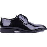 Shoetyle - Hakiki Rugan Deri Siyah Renk Erkek Klasik Ayakkabı - 900-4804