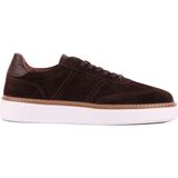 Shoetyle - Hakiki Süet Deri Kahverengi Bağcıklı Günlük Erkek Ayakkabı - 250-3001