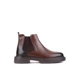 Shoetyle - Kahverengi Deri Erkek Chelsea Bot 250-082
