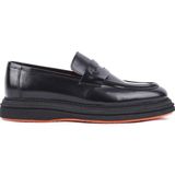 Shoetyle - Siyah Hakiki Açma Deri Bağcıksız Erkek Günlük Ayakkabı 250-2575
