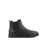 Shoetyle - Siyah Hakiki Deri Erkek Chelsea Bot - Siyah Taban - 250-041