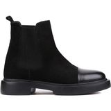 Shoetyle - Siyah Süet Deri Erkek Chelsea Bot 250-080
