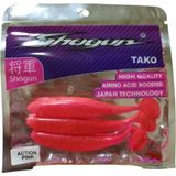 Shogun Tako Action Turnak, Levrek, Lüfer Için 3 Adet Silikon Yem - Lrf / Spin Kullanımına Uygun - Pink