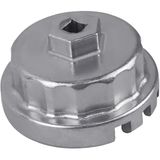 Shonee 64 mm 14 flüt Yağ Filtresi Anahtarı Toyota, Lexus, RAV4, Camry, Tundra, Highlander, Sienna-Heavy Duty Cup Yağ Filtresi Kapağı Çıkarma Soketi Aleti 2,5-5,7L Motor için 64 mm Kartuş Stili Yağ Filtresi