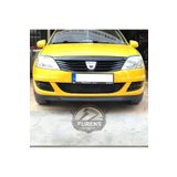 SHOOPLAA Dacia Logan MCV 2008-2012 Uyumlu H lip Esnek Ön Lip 2 Parça Karlık Ön Ek Tampon Altı Dil