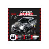SHOOPLAA Fiat Egea 2015-2023 Kısa Far Uyumlu Şimşek Etkili Led Xenon Light Series H7